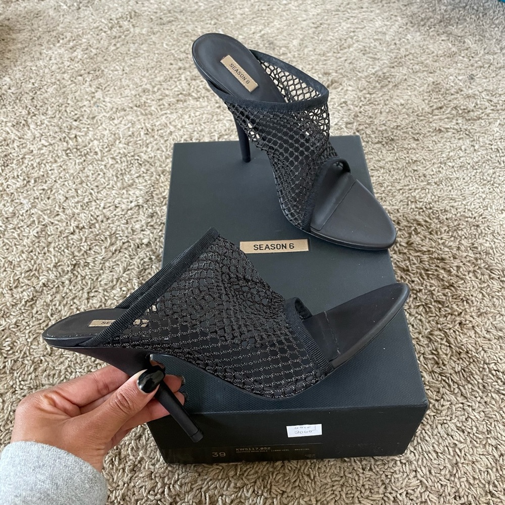 Yeezy season 6 mesh heels